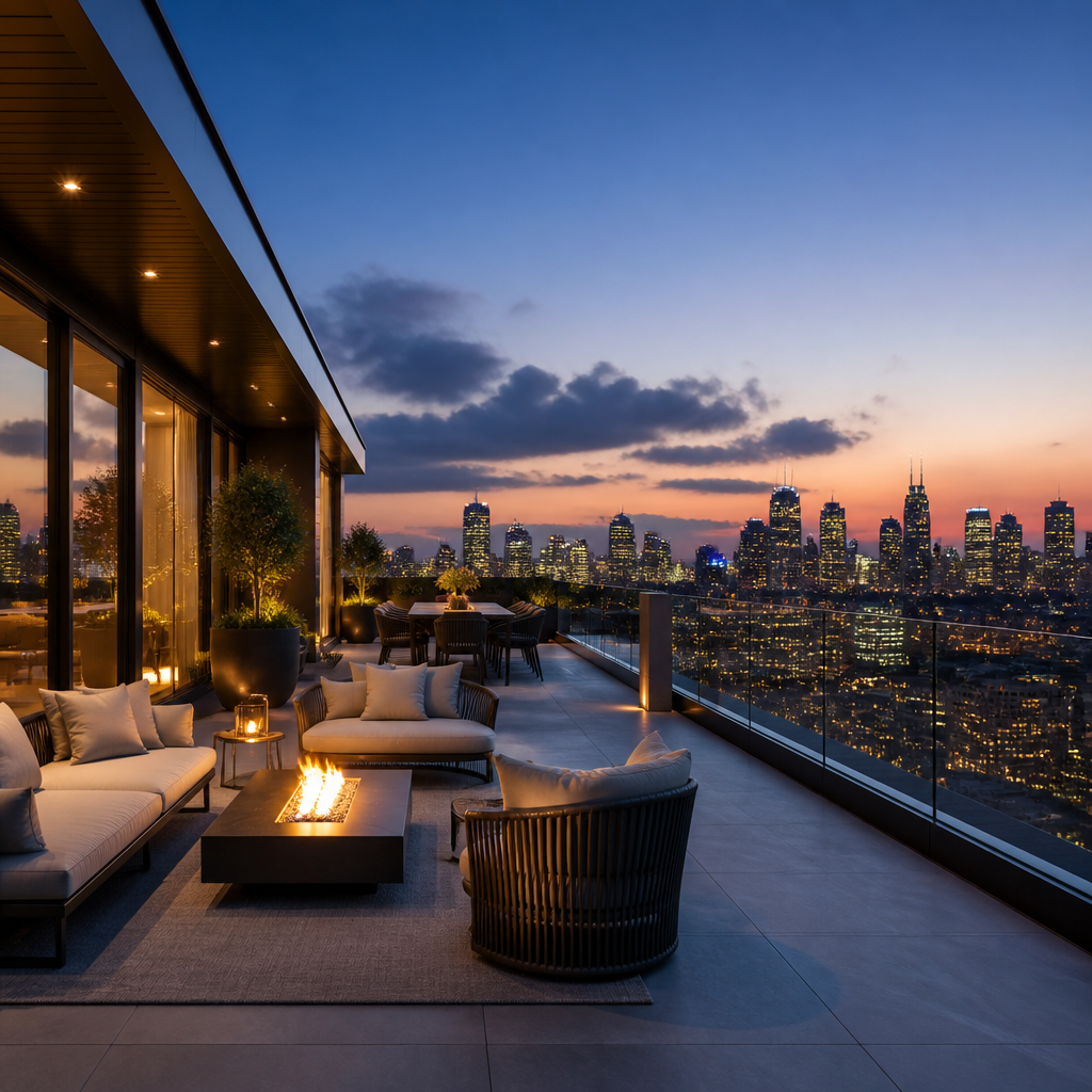 Penthouse am Rhein